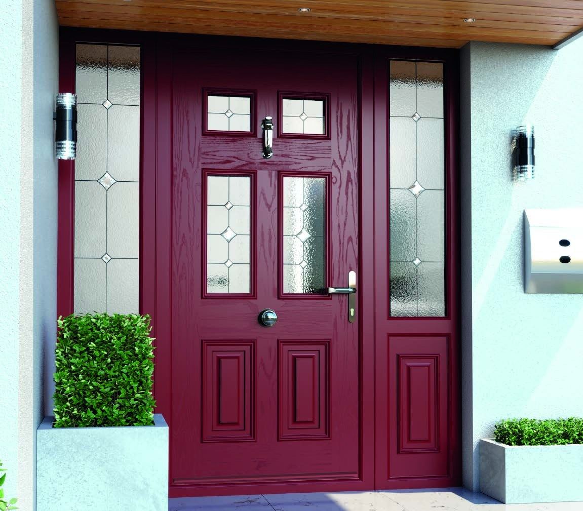 Composite front doors